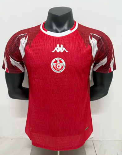 Player Version 2026 Tunisia Red Soccer Jersey Football Shirt