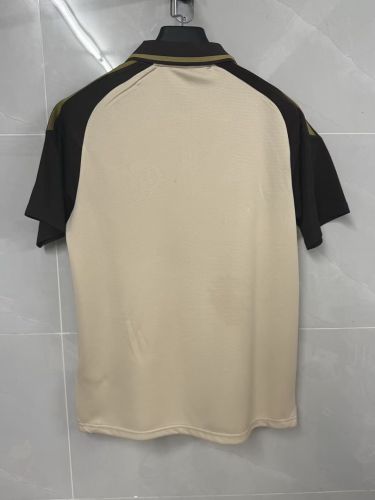 Fan Version 2026-2027 Flamengo Light Yellow Soccer Polo Football Shirt