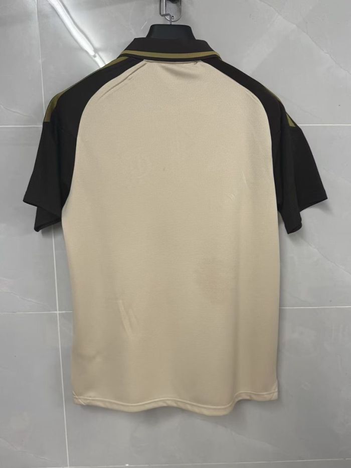 Fan Version 2026-2027 Flamengo Light Yellow Soccer Polo Football Shirt