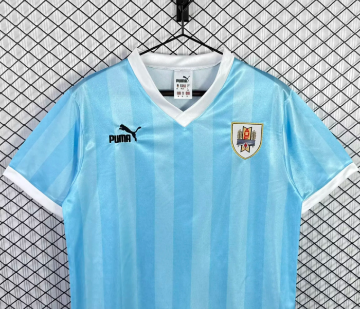 Retro Jersey 1990 Uruguay Home Soccer Jersey Vintage Football Shirt