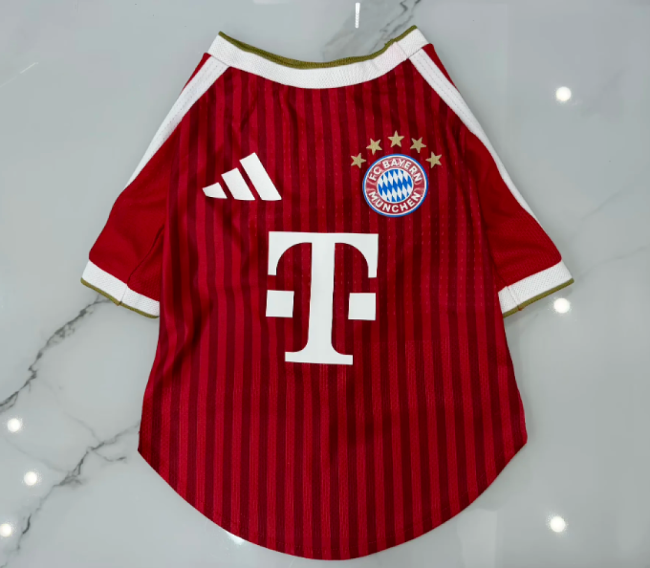 2026-2027 Bayern Munich Home Soccer Jerseys for dogs Pet Football Shirt