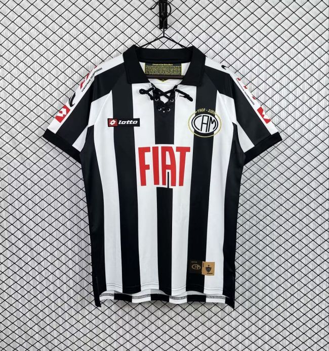 Retro Jersey 2008 Atletico Mineiro 100th Anniversary Home Soccer Jersey Vintage Football Shirt