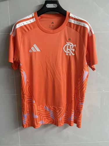 Fan Version 2026-2027 Flamengo Orange Goalkeeper Soccer Jersey Football Shirt