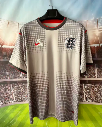 Fan Version 2026 England Grey Palace Soccer Training Jersey Football Shirt