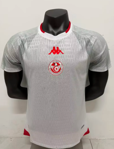 Player Version 2026 Tunisia White Soccer Jersey Football Shirt