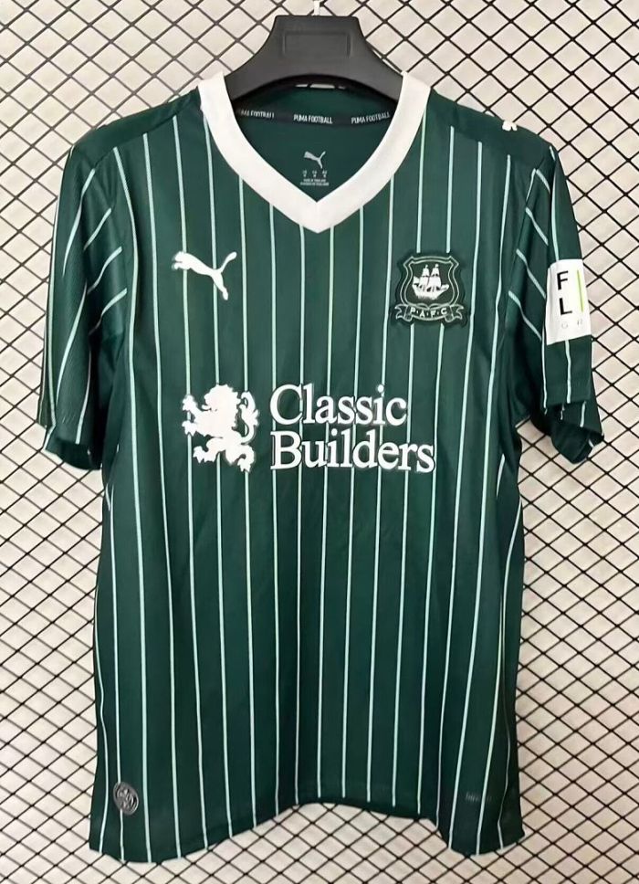 Fans Version 2026-2027 Plymouth Argyle Home Soccer Jersey Football Shirt