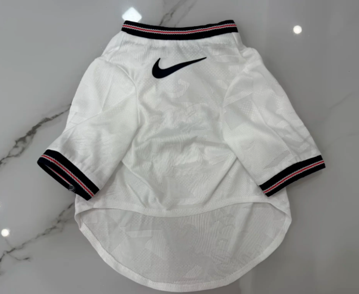 England 2026 FIFA World Cup Soccer Jerseys for dogs Home Pet Football Shirt