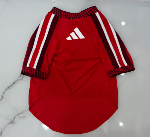 2026-2027 Arsenal Home Soccer Jerseys for dogs Pet Football Shirt