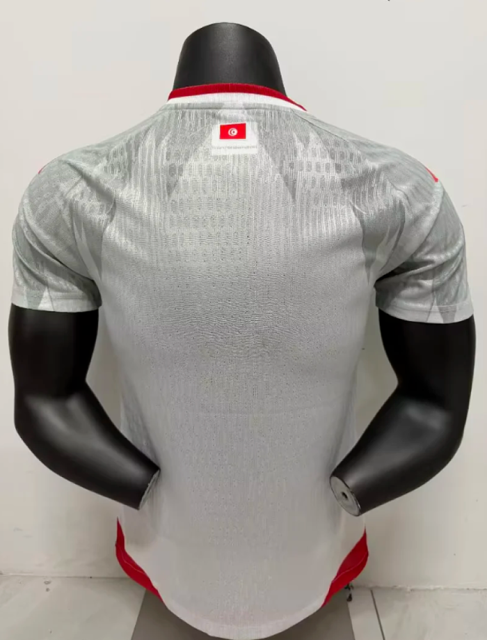 Player Version 2026 Tunisia White Soccer Jersey Football Shirt