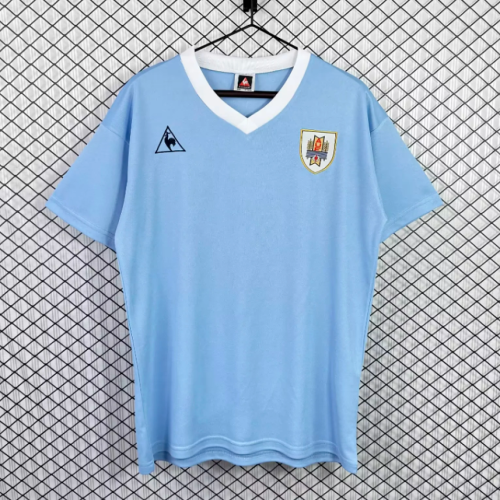 Retro Jersey 1986 Uruguay Home Soccer Jersey Vintage Football Shirt