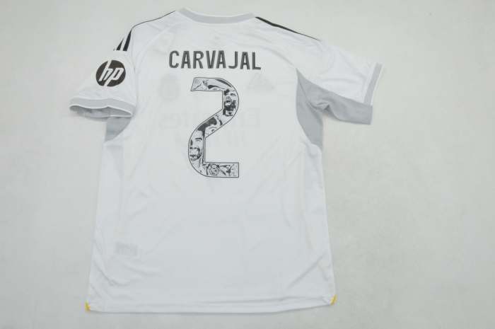 Fan Version 2025-2026 Real Madrid carvajal 2 Special Fonts Home Soccer Jersey Real Football Shirt