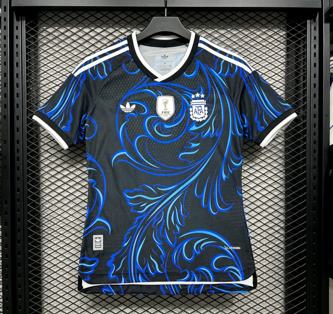 with FIFA World Champions 2022 Patch Player Version Women 2026 Argentina Away Soccer Jersey Girl Football Shirt