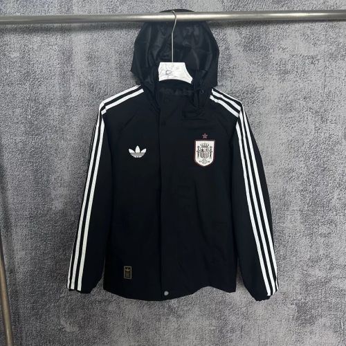 with Caps 2026-2027 Argentina Soccer Windbreaker Tracksuit Jacket Football Jacket and Pants