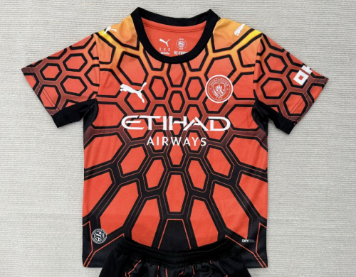 Fan Version 2026-2027 Manchester City Orange Goalkeeper Soccer Jersey Man City Football Shirt