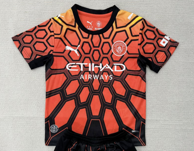 Fan Version 2026-2027 Manchester City Orange Goalkeeper Soccer Jersey Man City Football Shirt