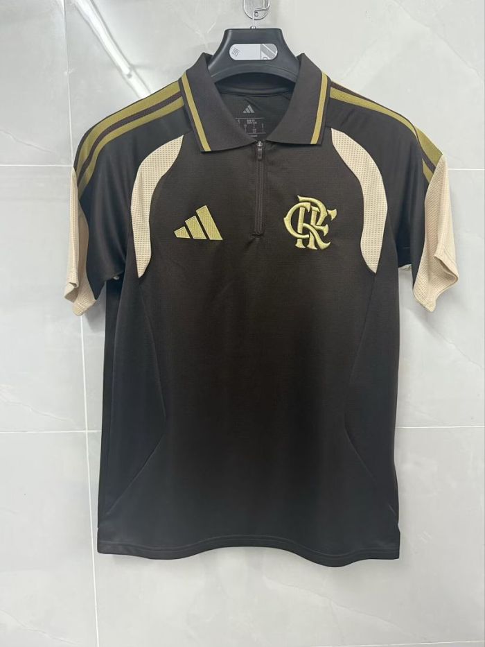 Fan Version 2026-2027 Flamengo Coffee Soccer Polo Football Shirt