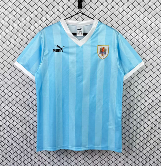 Retro Jersey 1990 Uruguay Home Soccer Jersey Vintage Football Shirt