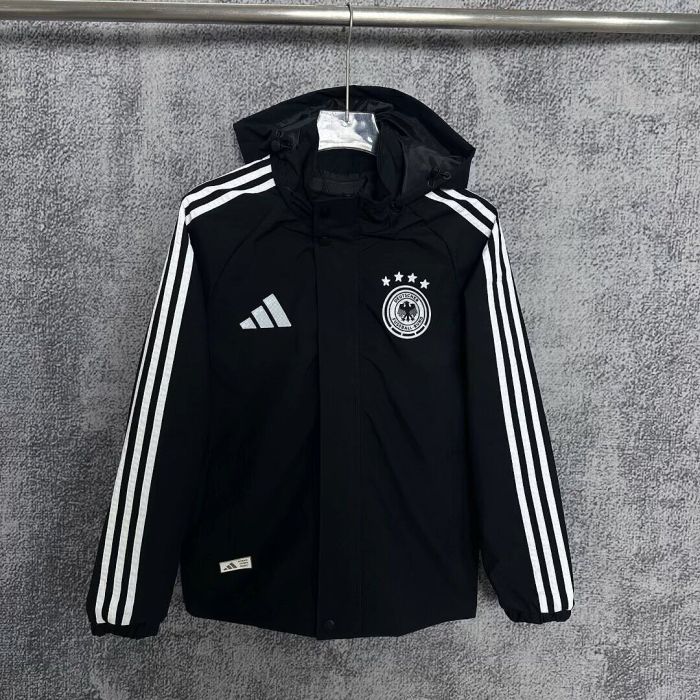 with Caps 2026-2027 Germany Soccer Windbreaker Tracksuit Jacket Football Jacket and Pants