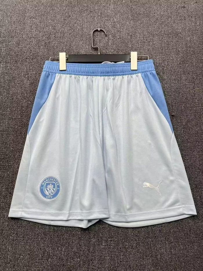 Fan Version 2026-2027 Manchester City Home Soccer Shorts Football Shorts