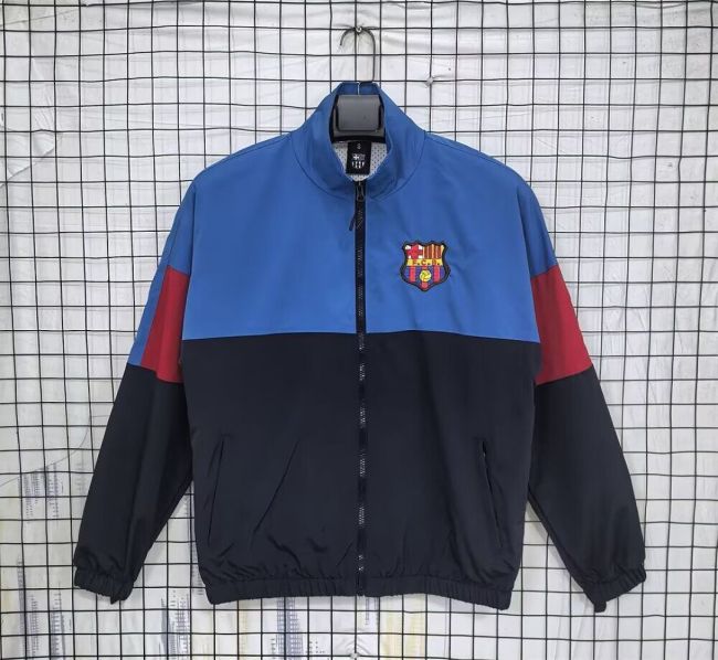 Retro Jacket 1989 Barcelona Soccer Windbreaker Jacket Football Jacket
