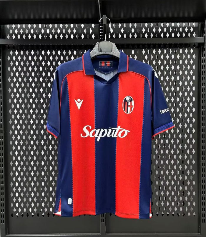 Fan Version 2026-2027 Bologna Home Soccer Jersey Football Shirt