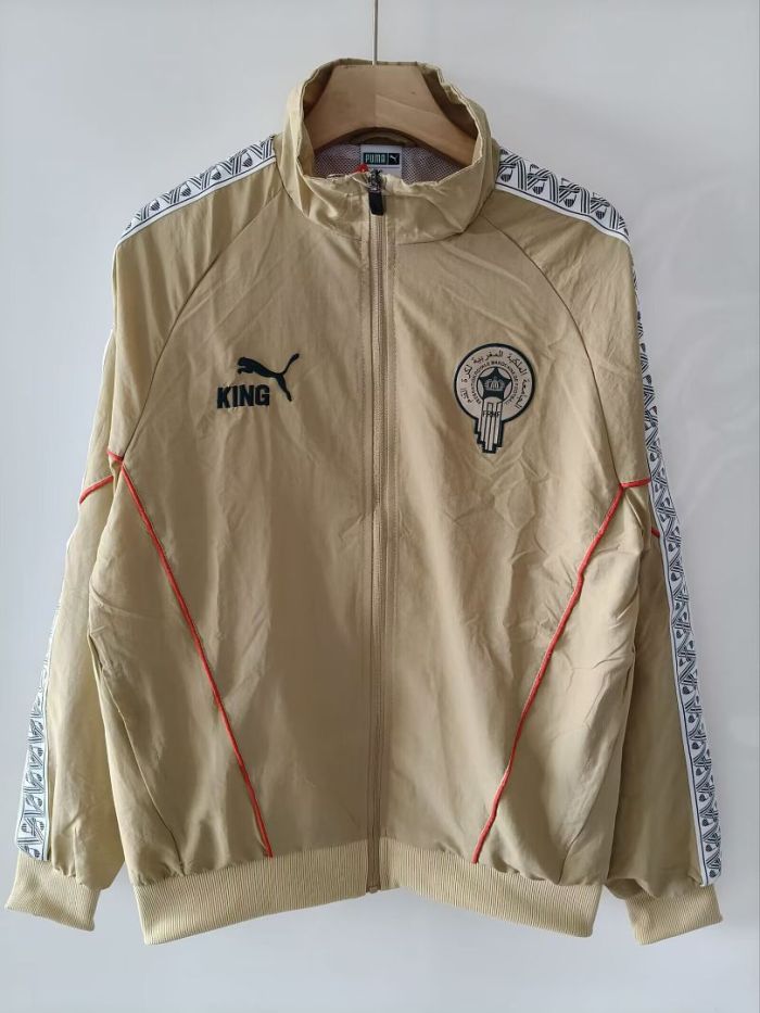 2026 Morocco Gold Soccer Windbreaker Jacket Football Jacket