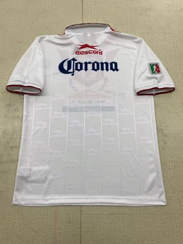 Retro Jersey 1998-1999 Neza FC Away White Soccer Jersey Vintage Toros Neza Football Shirt