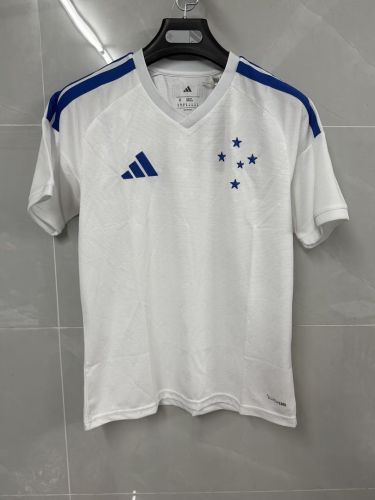 Fan Version 2026-2027 Cruzeiro Away White Football Shirt Soccer Jersey