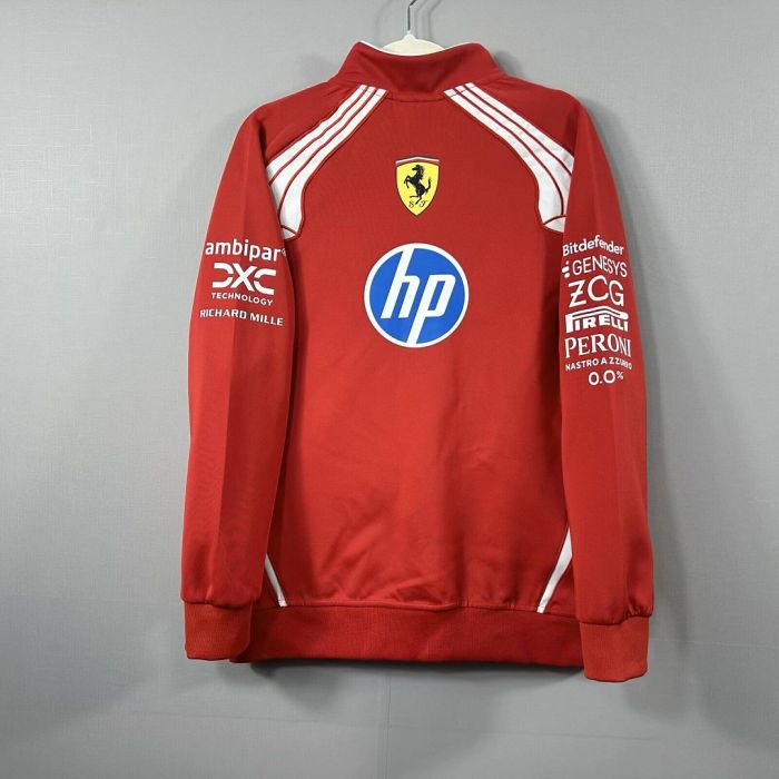 2026 Ferrari Red Racing Windbreaker Jacket