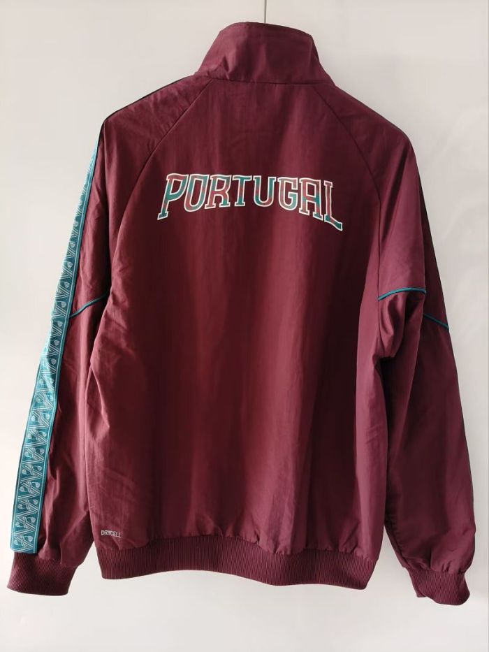 2026 Portugal Red Soccer Windbreaker Jacket Football Jacket