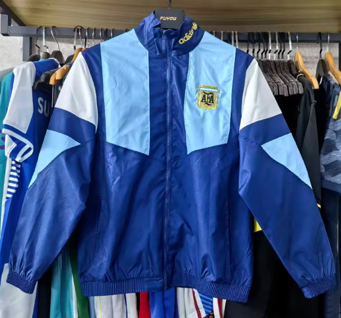 2026 Argentina Blue Soccer Windbreaker Jacket Football Jacket