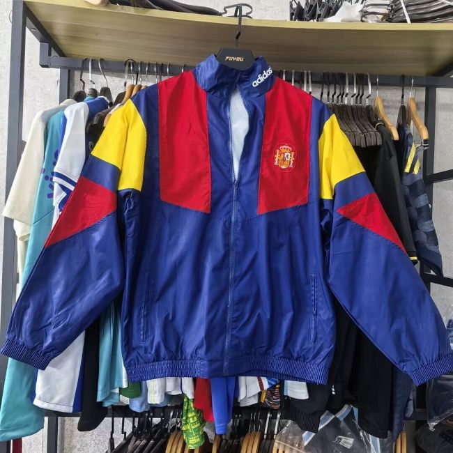 2026 Argentina Dark Blue/Red/Yellow Soccer Windbreaker Jacket Football Jacket