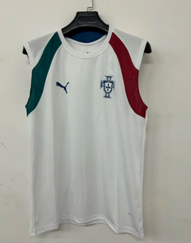 Fan Version 2026 Portugal White Soccer Training Vest Football Shirt