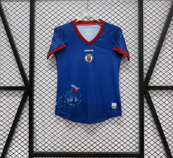Women 2026 Haiti Home Soccer Jersey Girl Football Shirt