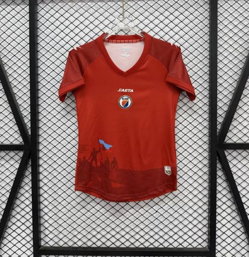 Women 2026 Haiti Third Away Red Soccer Jersey Girl Football Shirt