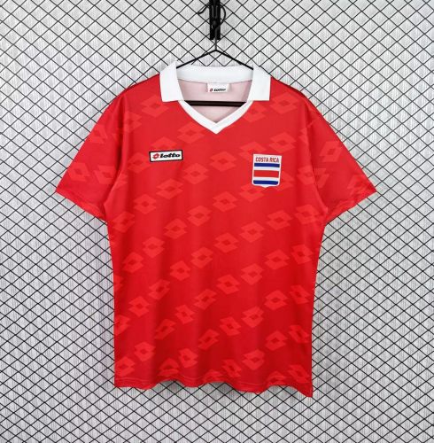 Retro Jersey 1990 Costa Rica Home Soccer Jersey Vintage Football Shirt