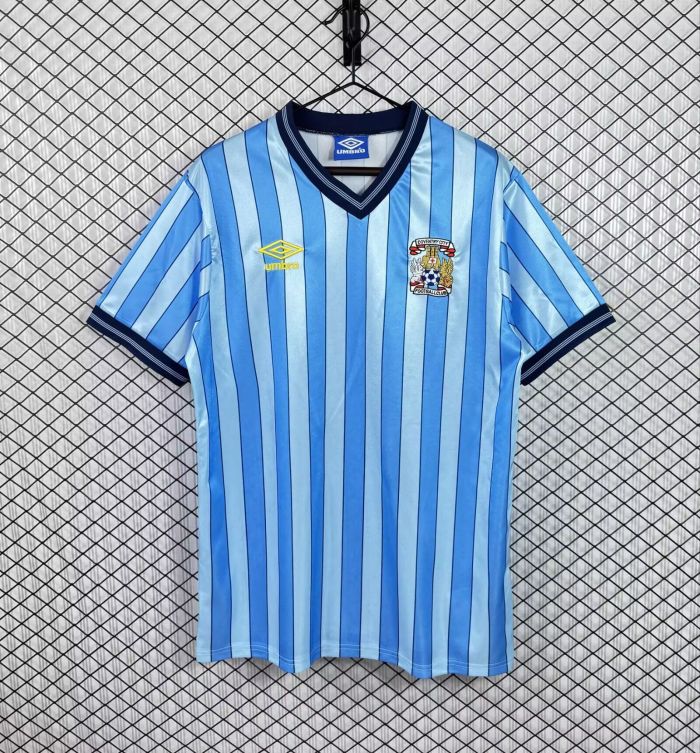 Retro Jersey 1983-1984 Coventry City Home Soccer Jersey Vintage Football Shirt