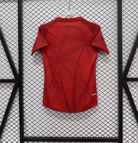 Women 2026 Haiti Third Away Red Soccer Jersey Girl Football Shirt