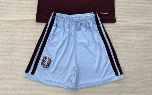Fan Version 2026-2027 Aston Villa Home Soccer Shorts Football Shorts
