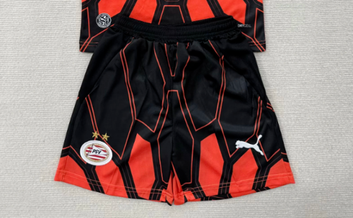 Fan Version 2026-2027 PSV Eindhoven Orange Goalkeeper Soccer Shorts Football Shorts