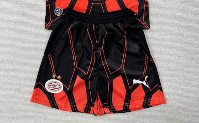 Fan Version 2026-2027 PSV Eindhoven Orange Goalkeeper Soccer Shorts Football Shorts