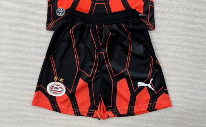 Fan Version 2026-2027 PSV Eindhoven Orange Goalkeeper Soccer Shorts Football Shorts