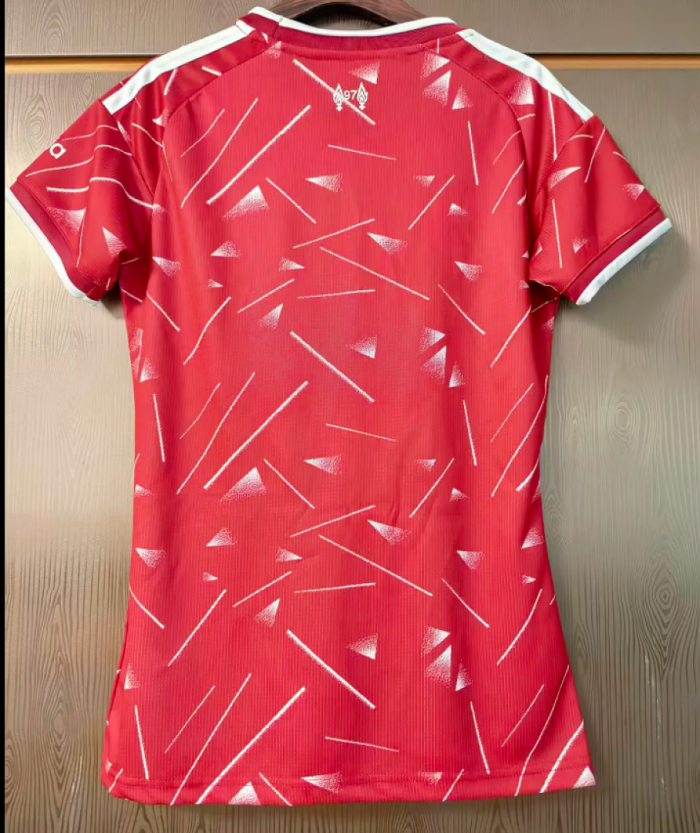 Women 2026-2027 Liverpool Home Soccer Jersey Girl Football Shirt