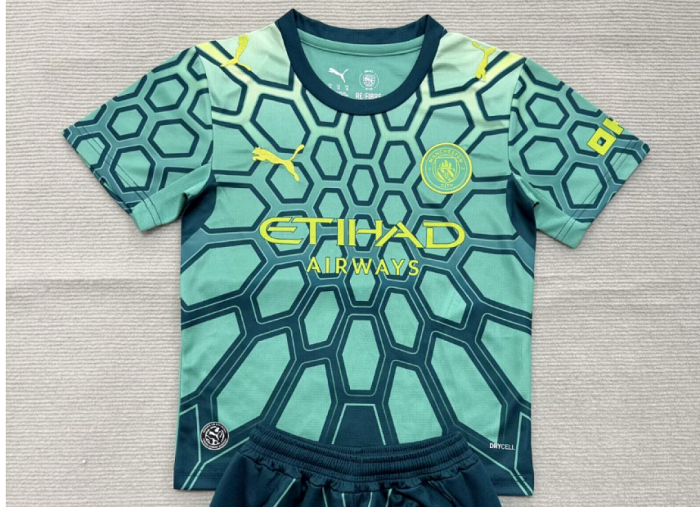 Fan Version 2026-2027 Manchester City Green Goalkeeper Soccer Jersey Man City Football Shirt