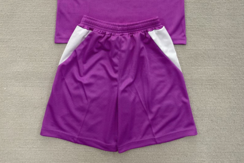 Fan Version 2026-2027 Manchester City Purple Goalkeeper Soccer Shorts Football Shorts