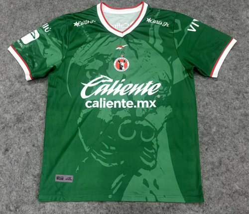 Fan Version 2026-2027 Xolos de Tijuana  'De la Frontera pa'l Mundo' Green Soccer Jersey Football Shirt