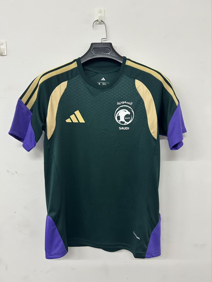 Fans Version 2026 Saudi Arabia Green Soccer Training Jersey Football Shirt