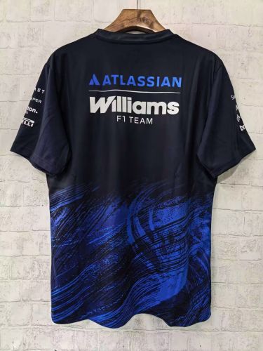 2026 Williams Black/Blue Racing Jersey Shirt
