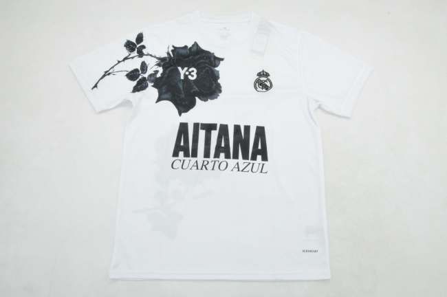 Fan Version 2026-2027 Real Madrid Y3 White Aitana Soccer Jersey Real Football Shirt