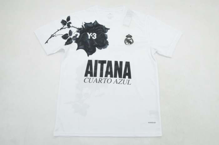 Fan Version 2026-2027 Real Madrid Y3 White Aitana Soccer Jersey Real Football Shirt